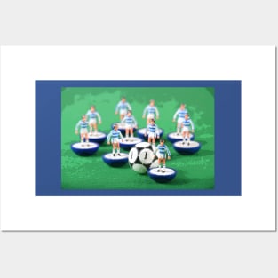 QPR, Morton, Reading retro subbuteo team Posters and Art